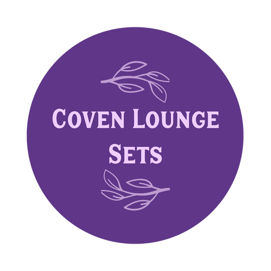Custom Coven Lounge Set| Handmade Set | Women's Lounge Set| Alternative / Witchy / Character Inspired | Color Block
