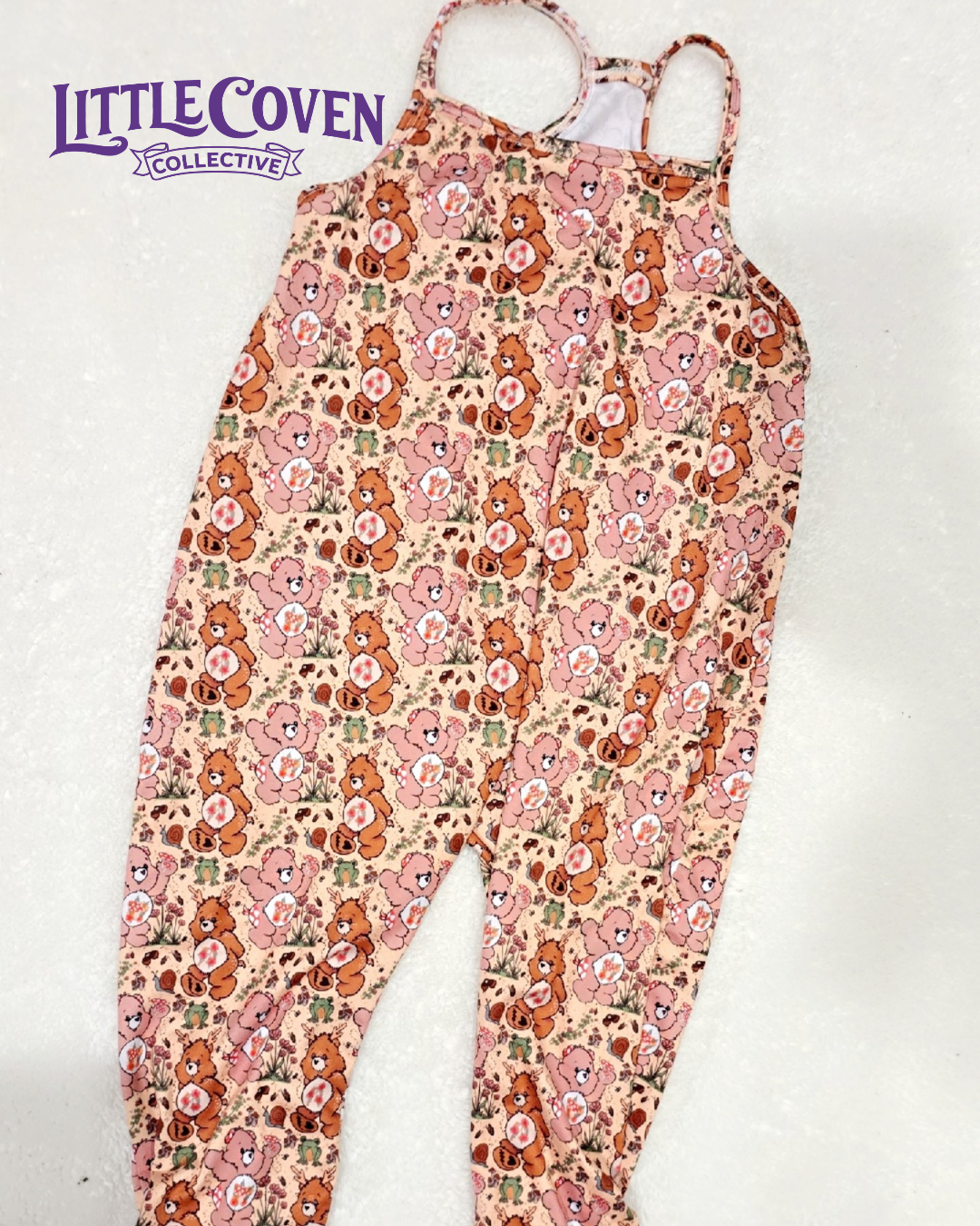 Cottage Bear Romper | Terran Romper| Romper | Whimsical/Spring Inspired | Bear Print