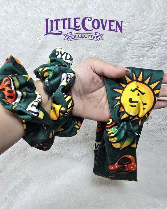 Catapillar Headband & Scrunchie| Handmade Hair Accessories| Hair Accessories| Whimsical Inspired | Catapillar