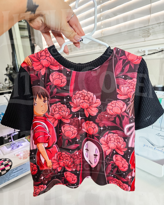 Spirit Modest Crop Top | Handmade Tops | Crop Top | Character Inspired | Kids Clothing