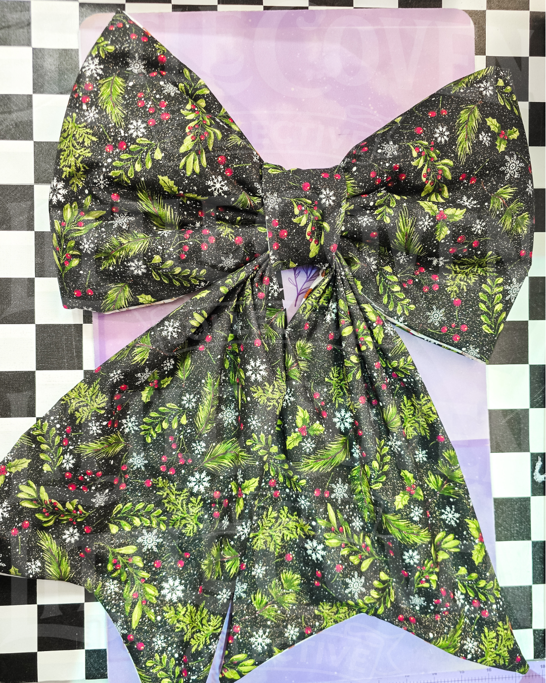 Bow Wreath | Reversible | Fall to Christmas | Leaves & Pine