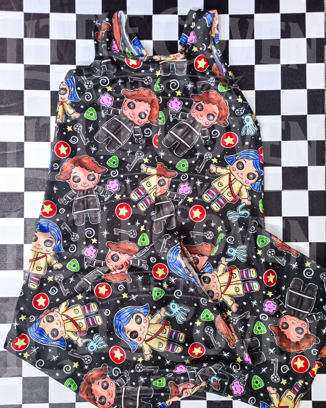 Button Doll Romper | Handmade Romper | One-Pieces | Character Inspired | Kids One-piece