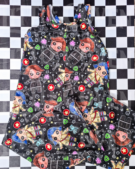 Button Doll Romper | Handmade Romper | One-Pieces | Character Inspired | Kids One-piece