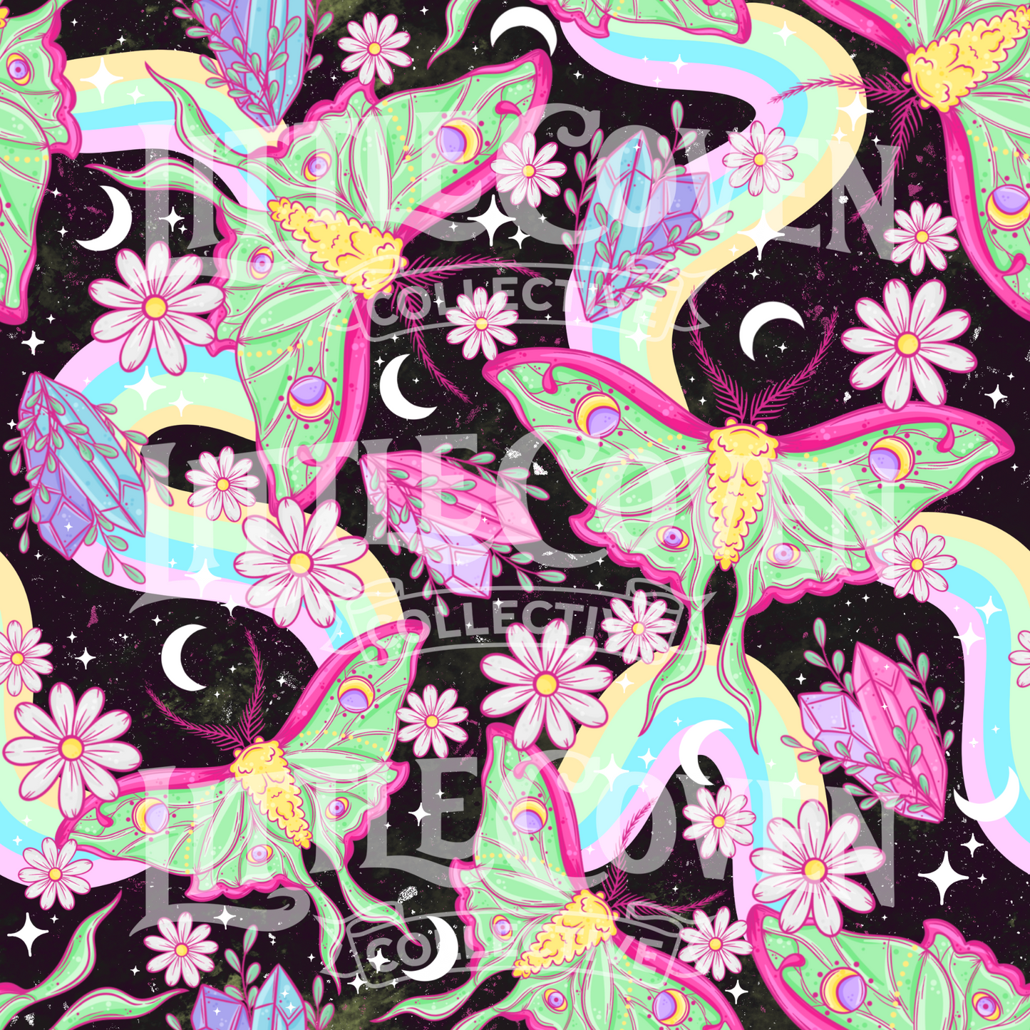 Luna Moth Summer | Handmade Set | Women's Flow Set| Women's Swimsuits | Witchy & Whimsical