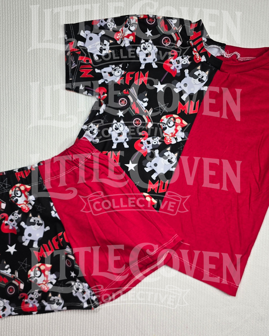 Muffin Comfy Set | Handmade Comfy Set | Lounge wear | Character Inspired | Color Block
