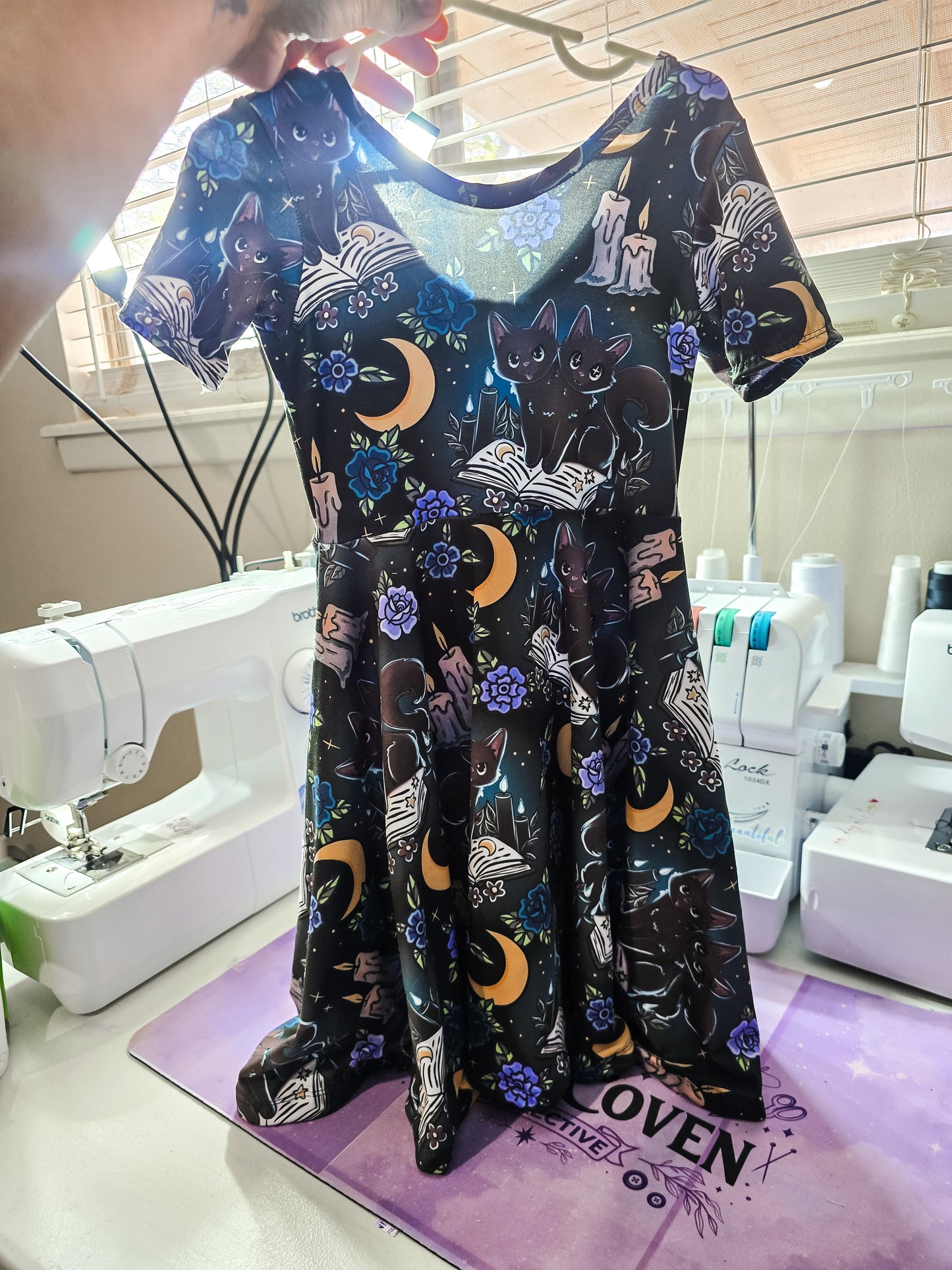 Witchy Kitty Dress | Handmade Dress | One-Pieces | Character Inspired | Twirl Dress