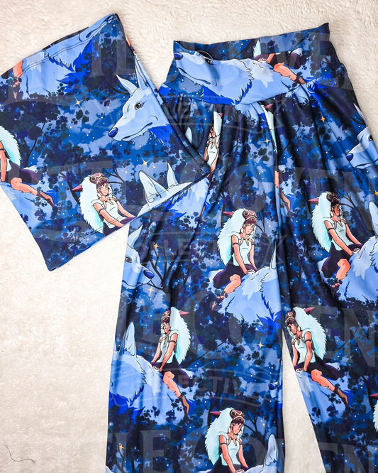 Mononoke Tube Top Flow Set | Handmade Set | Tube Top | Character Inspired | Kids Clothing