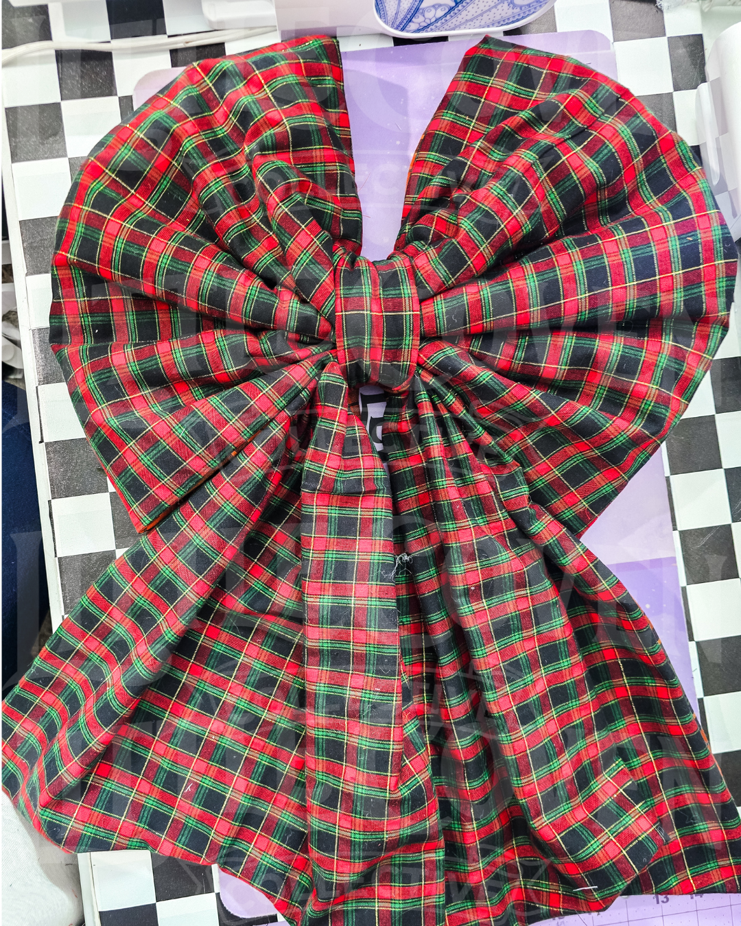 Bow Wreath | Reversible | Fall to Christmas | Plaid