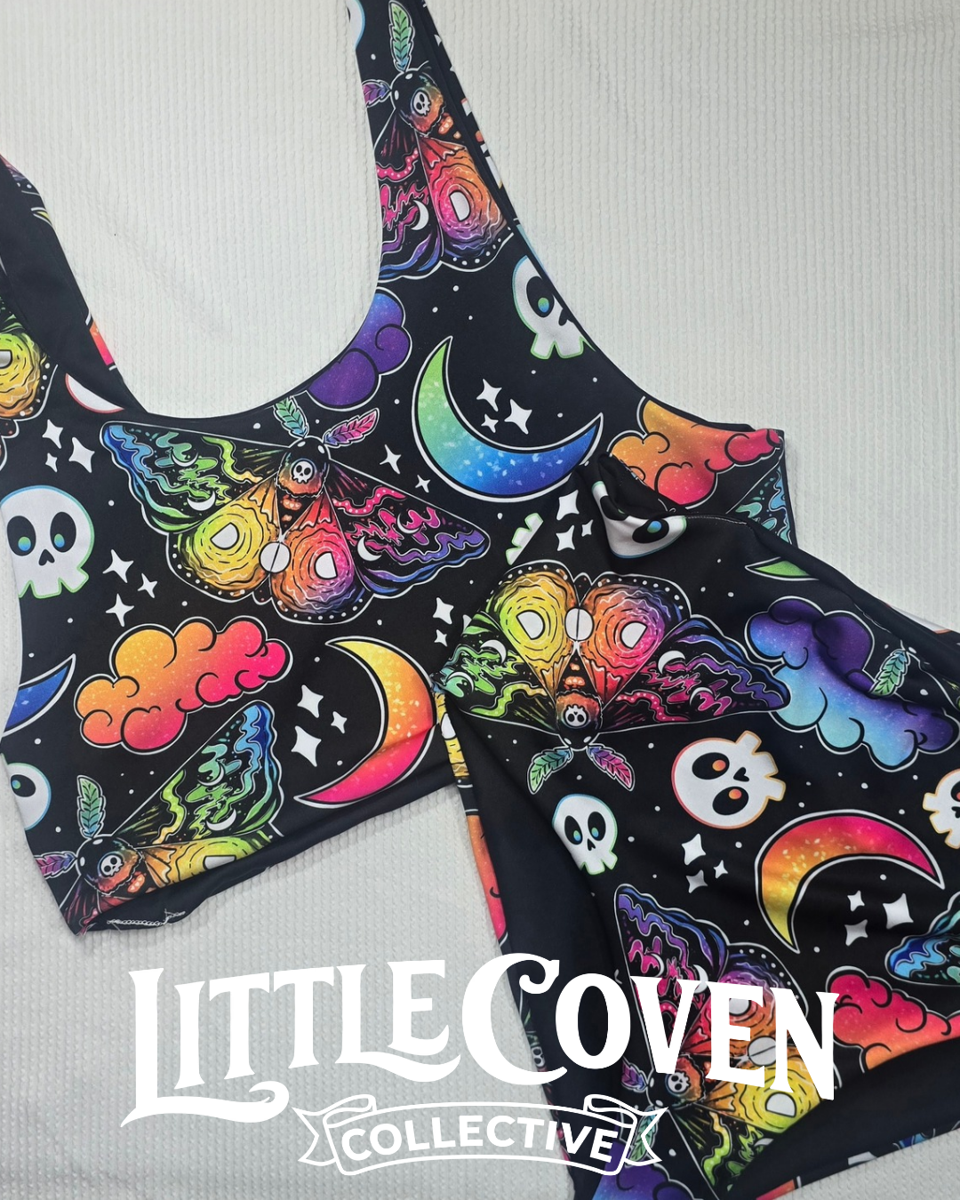 Luna Moth Summer | Handmade Set | Women's Flow Set| Women's Swimsuits | Witchy & Whimsical