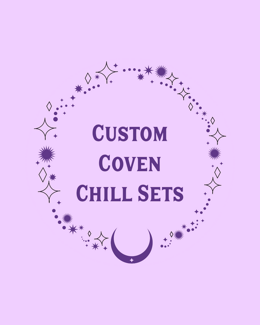 Custom Coven Chill Set| Handmade Set | Women's Chill Set| Alternative / Witchy / Character Inspired | Color Block